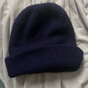Navy blue beanie